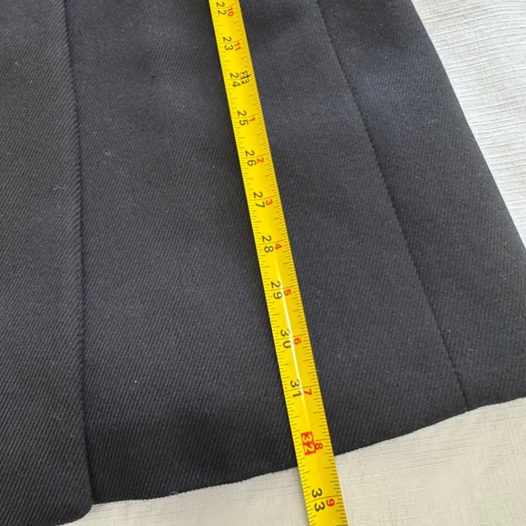 Mackage  Canada Black Trench Coat leather with wool SZ - Picture 16 of 16